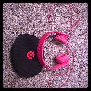 CORDLESS PINK BEATS BY DR. DRE-TRAVEL/FOLDS